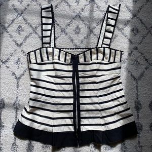 Nanette Lepore Striped Blouse